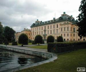 yapboz Drottningholm Sarayı, Drottningholm, İsveç